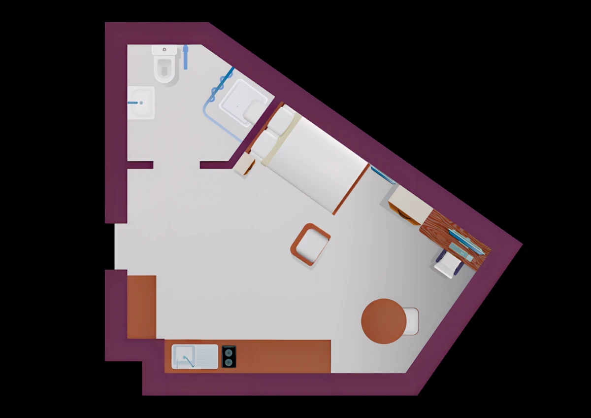 Studio Rooms view 2