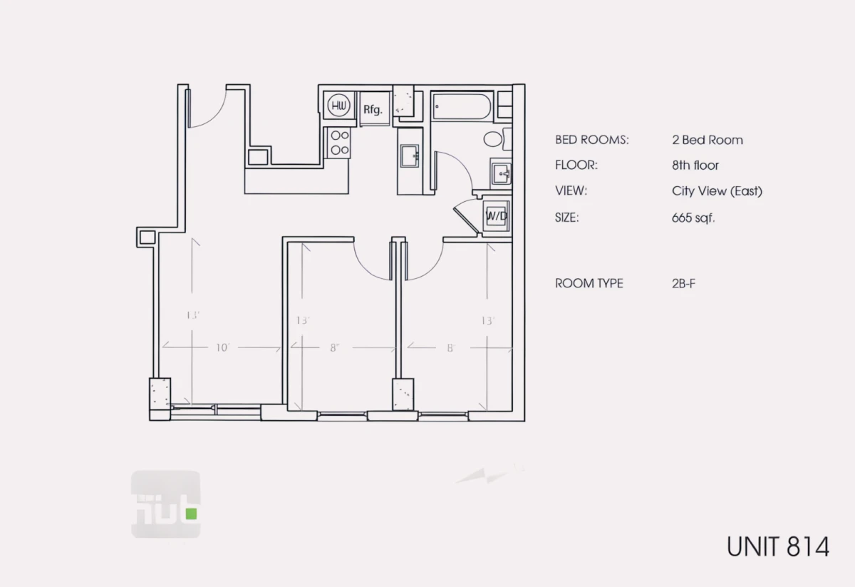 2 Rooms view 1