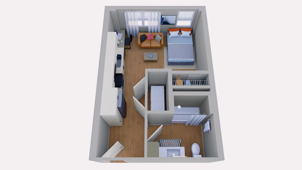 Studio Rooms view 2
