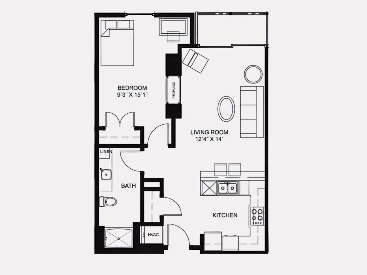 Penthouse Rooms view 1