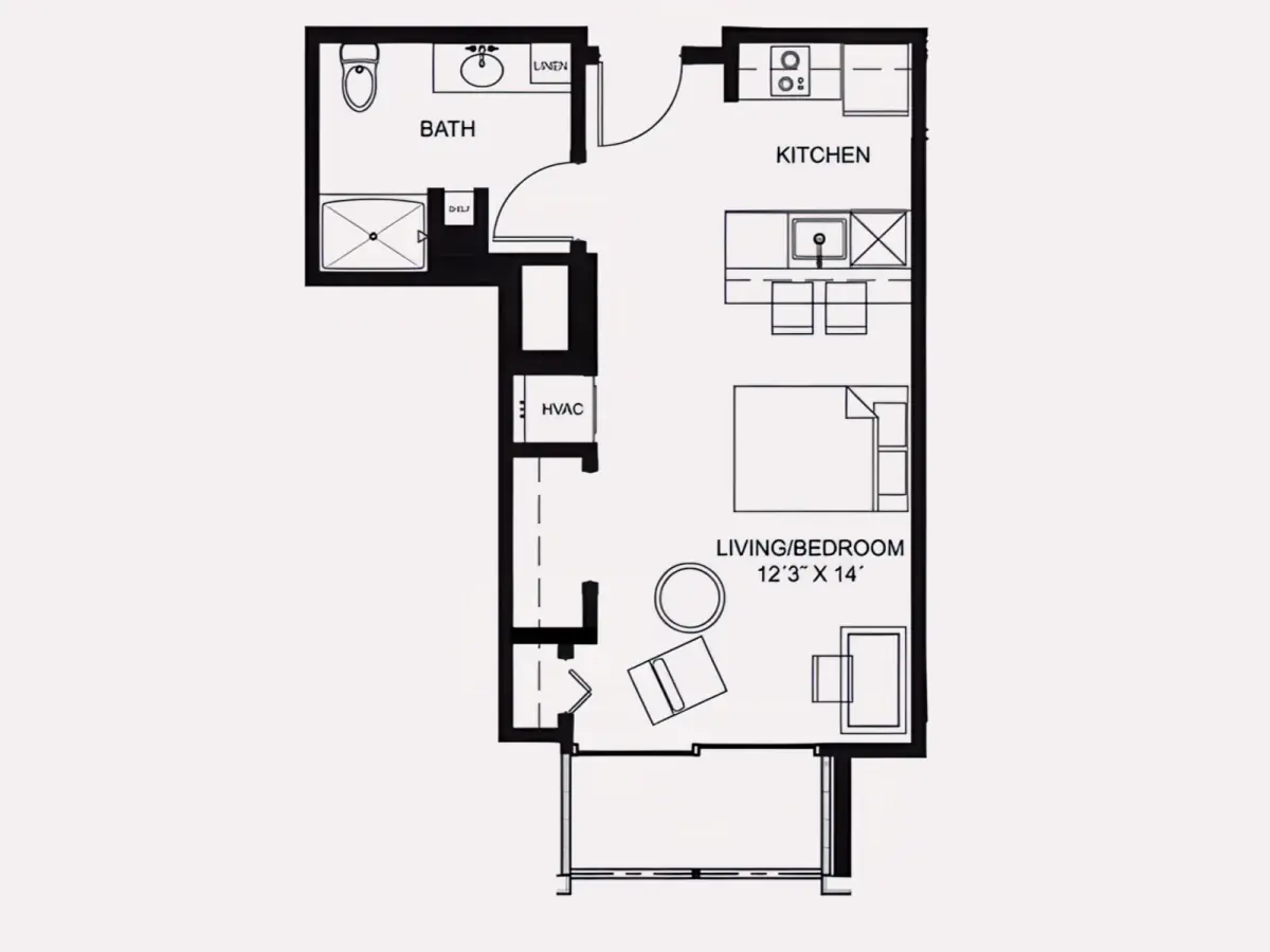 Shared Rooms view 1