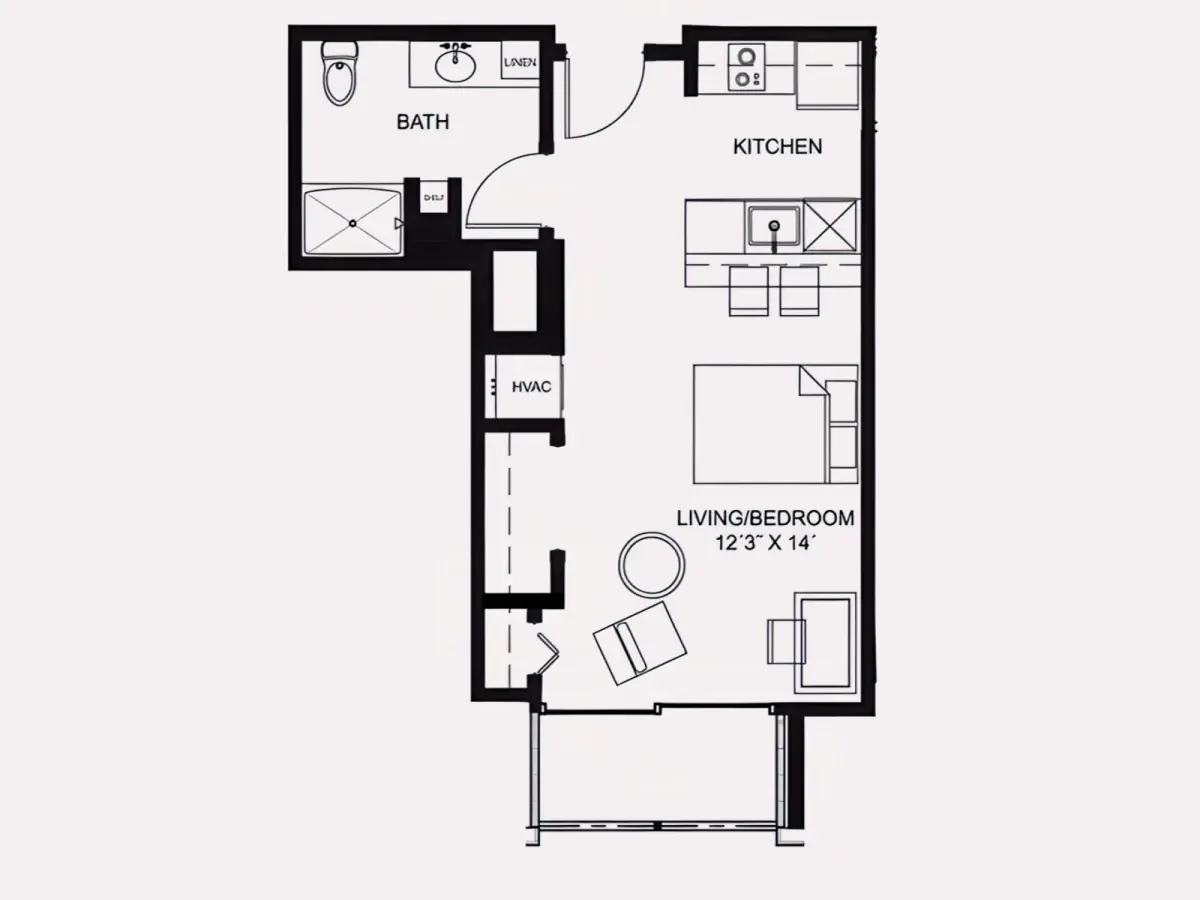 Shared Rooms view 3