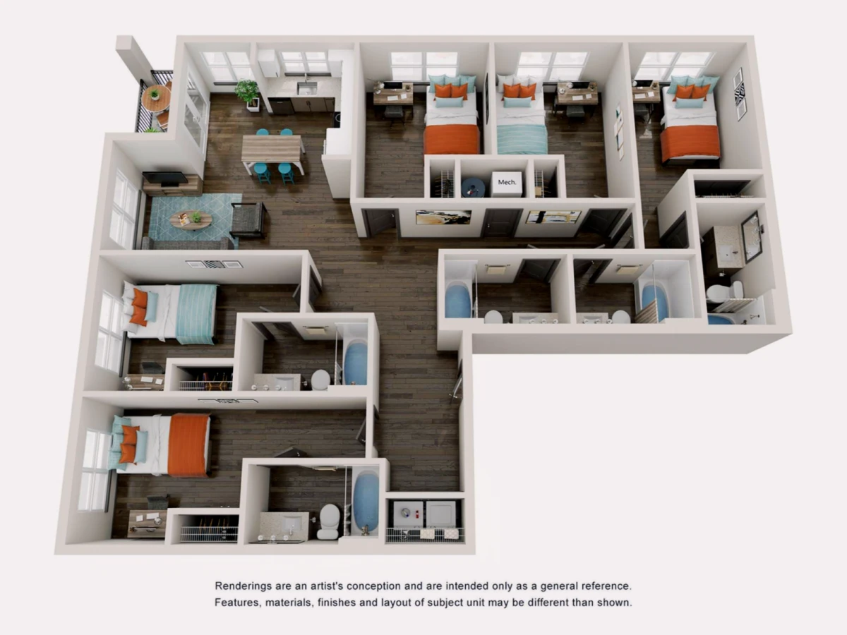 5x5 Rooms view 1