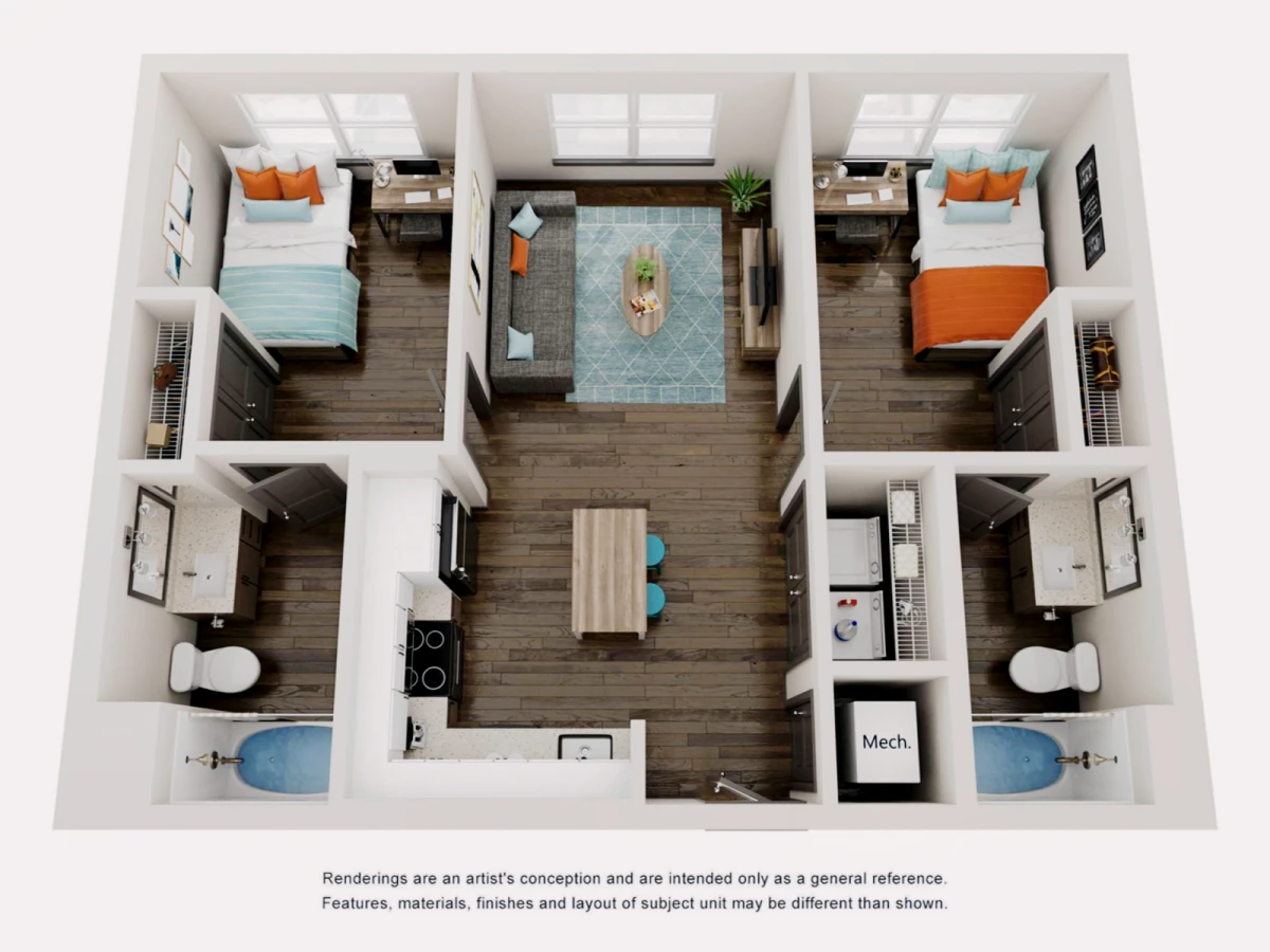 2x2 Rooms view 4