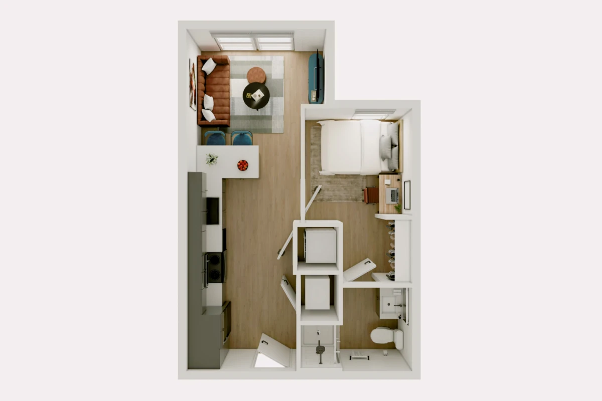 Studio Rooms view 1