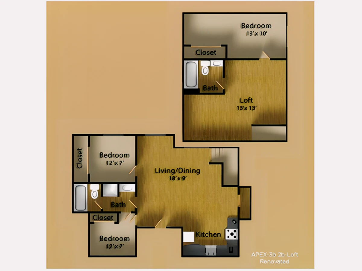 3 Rooms view 3