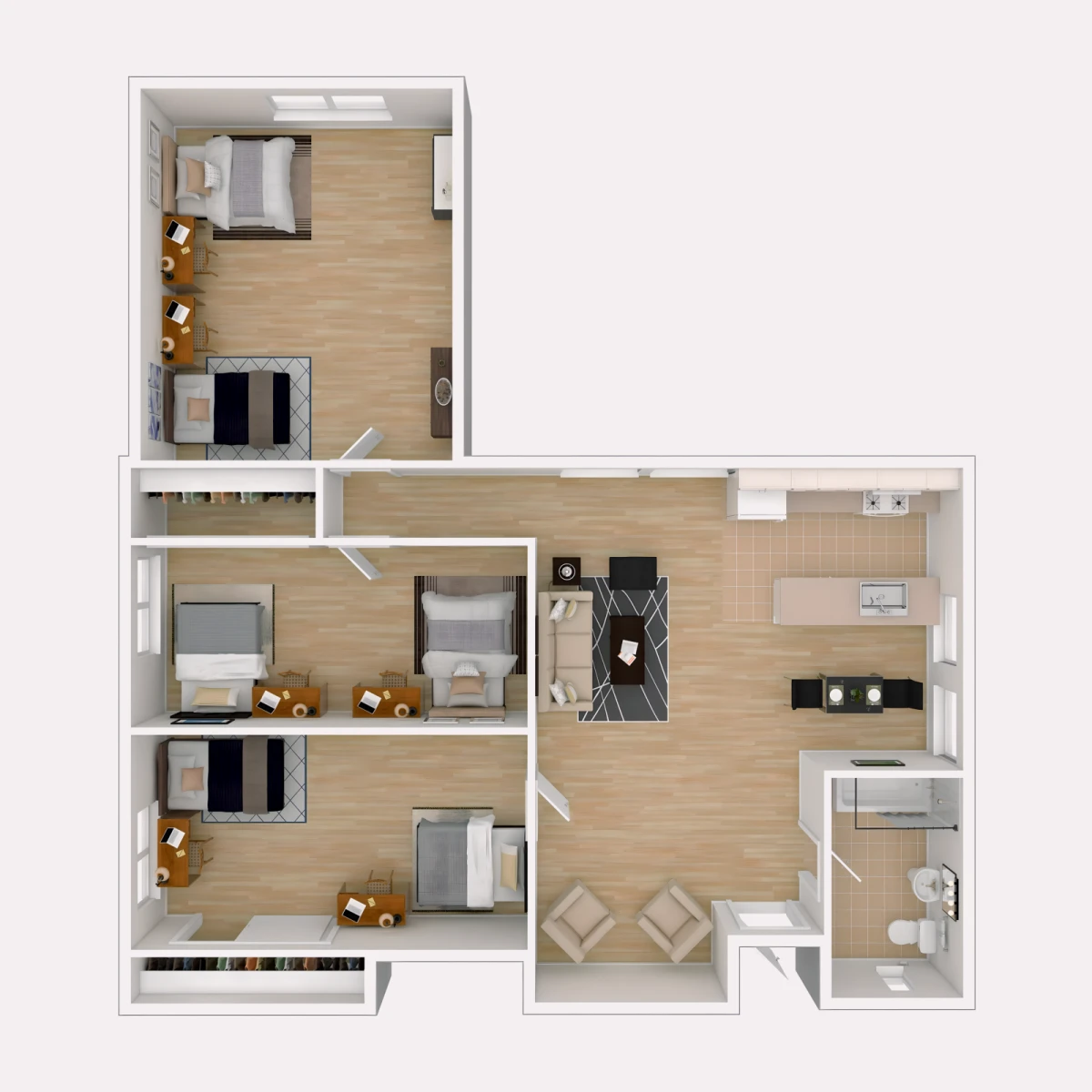 3 Bedroom 2 Bathroom