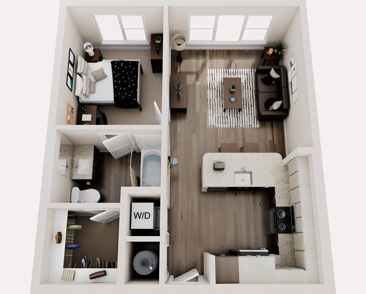 1Br, Rooms view 1