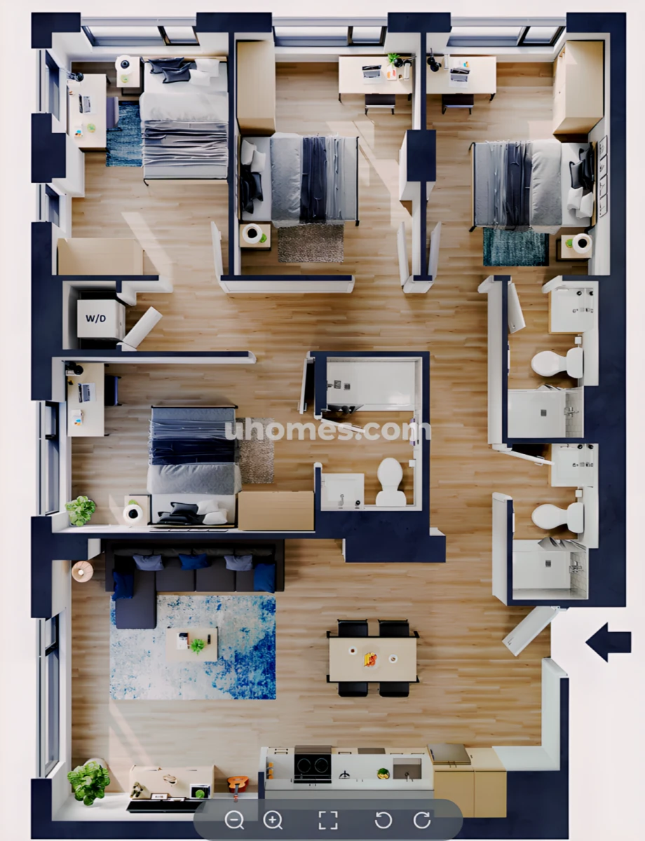 BACHELOR Rooms view 1