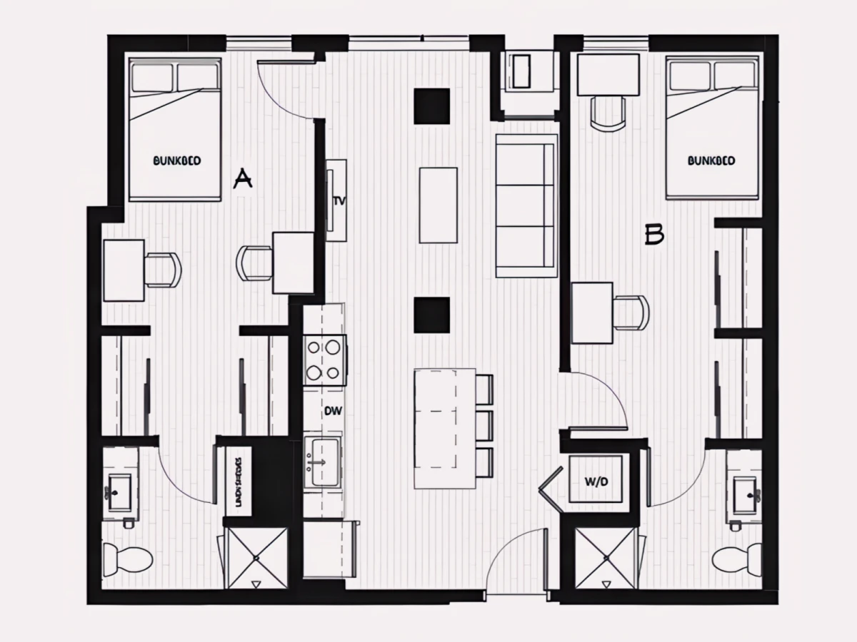 1x1 Rooms view 3