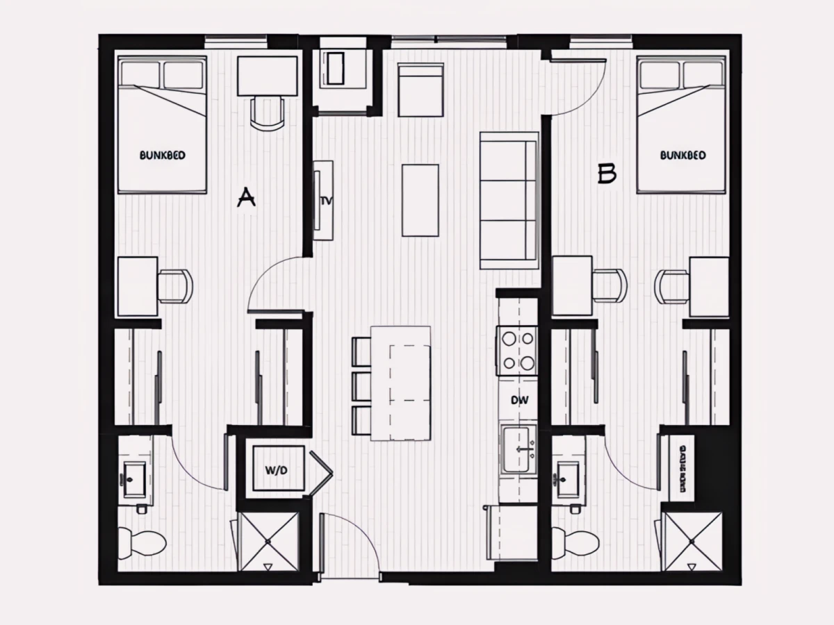 2x2 Rooms view 2