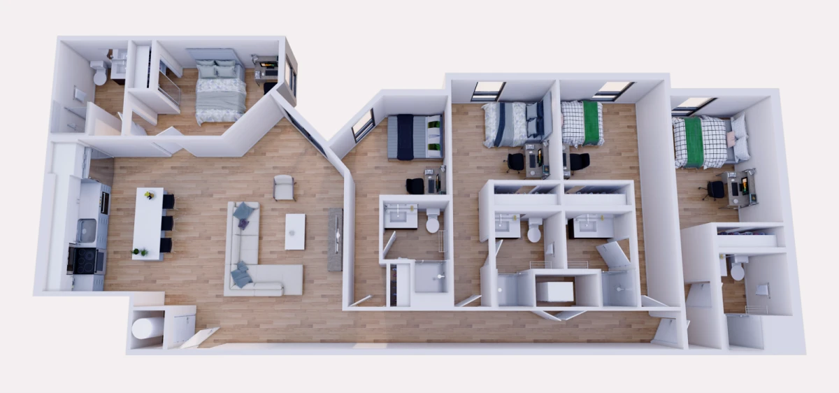5x5 Rooms view 2