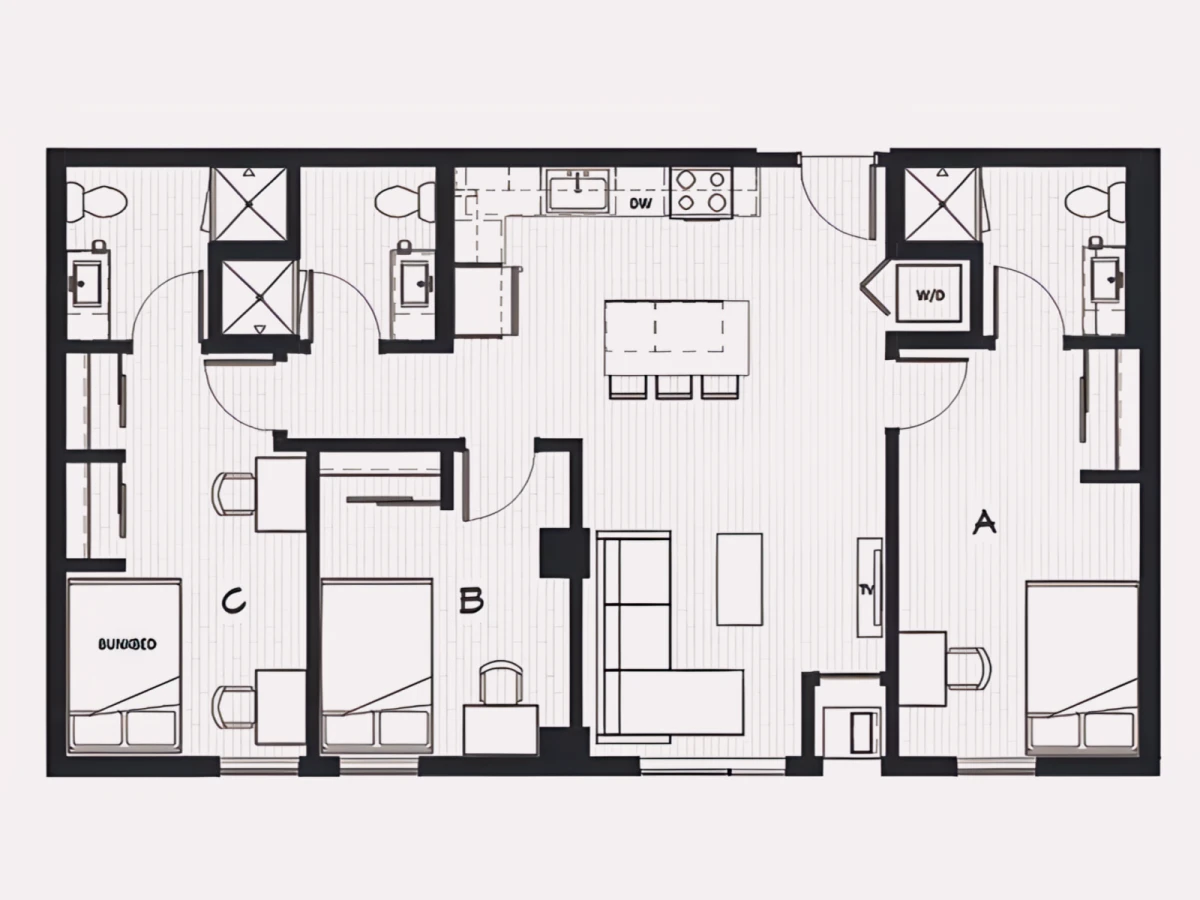 4x4 Rooms view 2