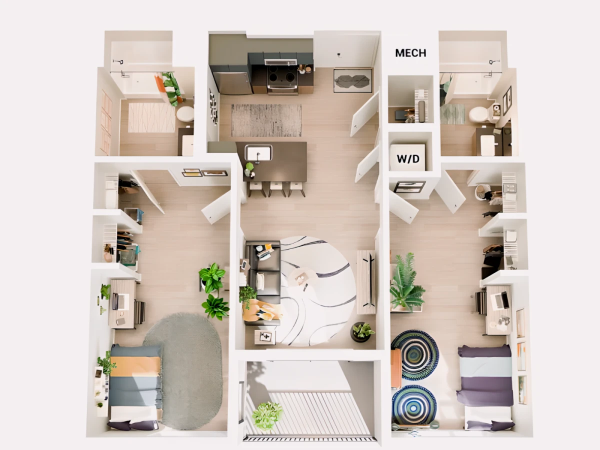 B10 Rooms view 1