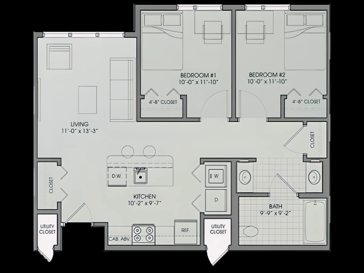 2x1 Rooms view 3