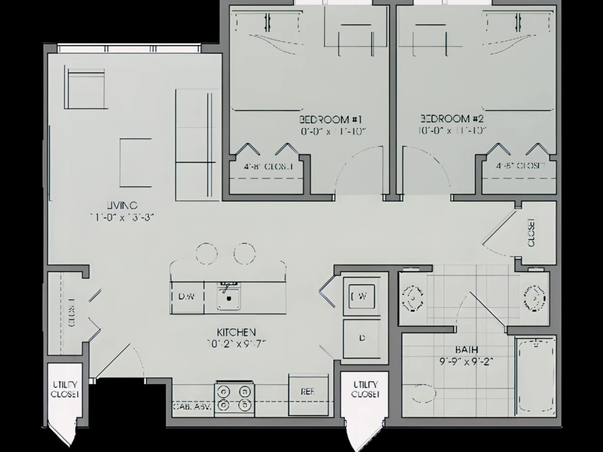 2x1 Rooms view 1