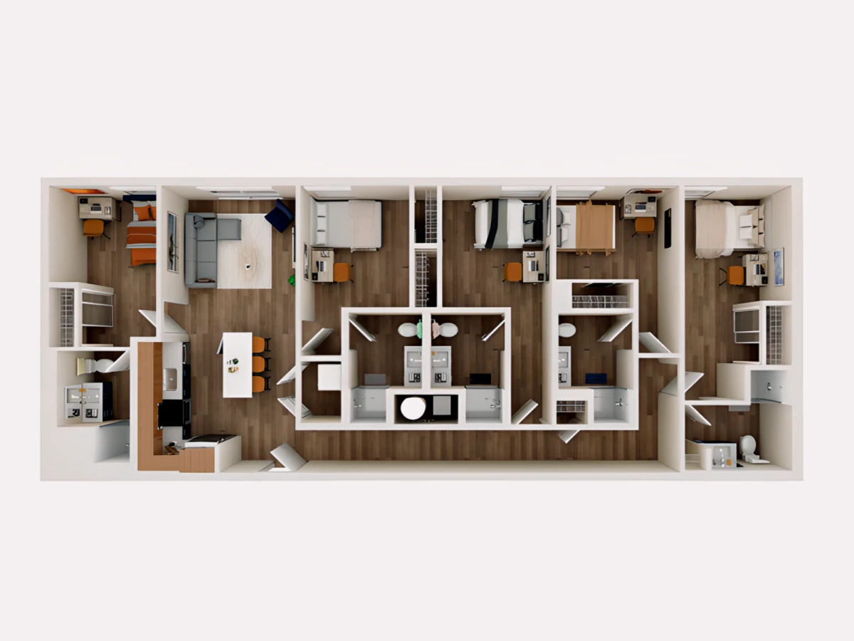 5x5 Rooms view 1