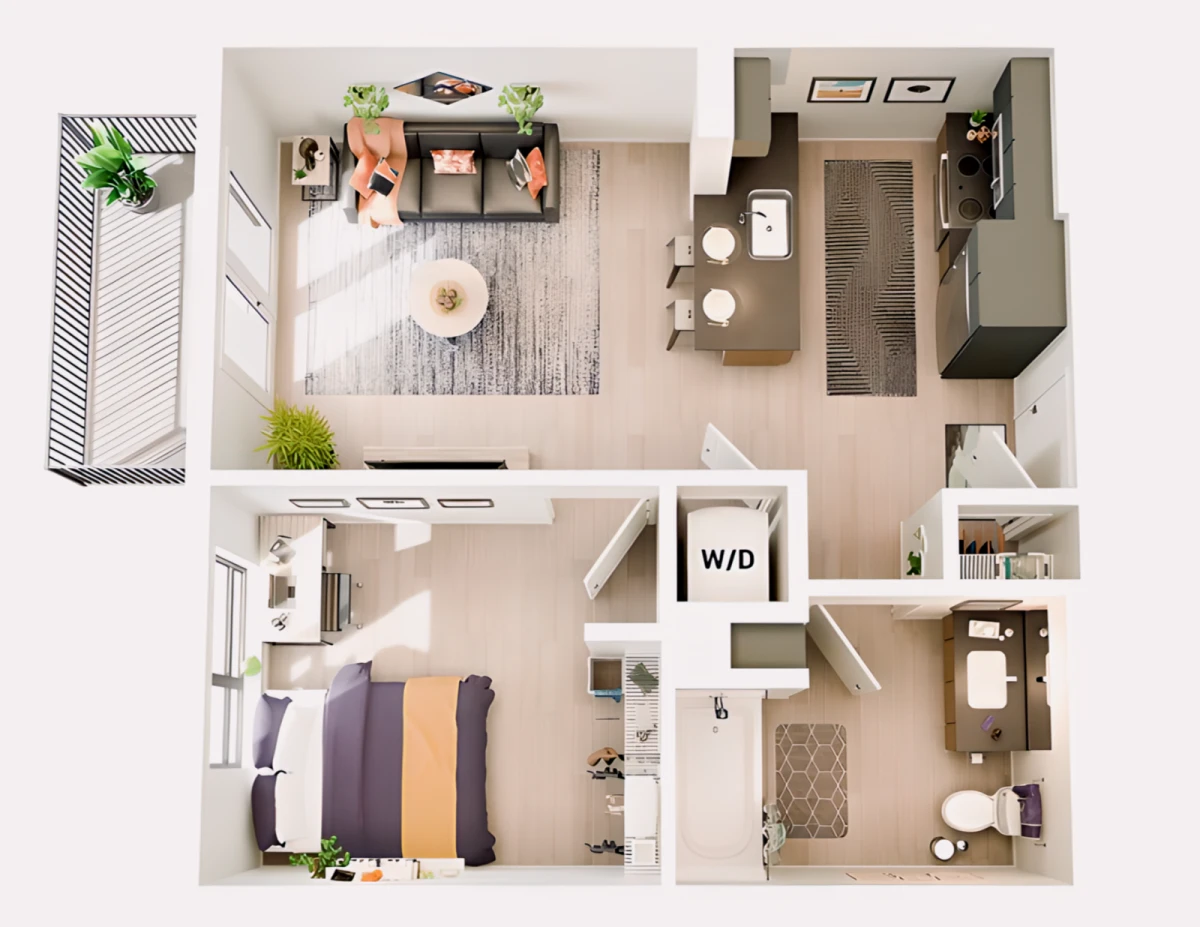 A5 Rooms view 1