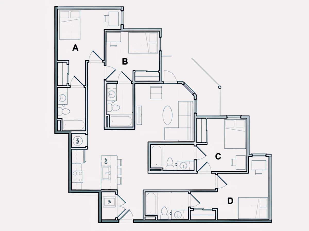 4x4 Rooms view 4
