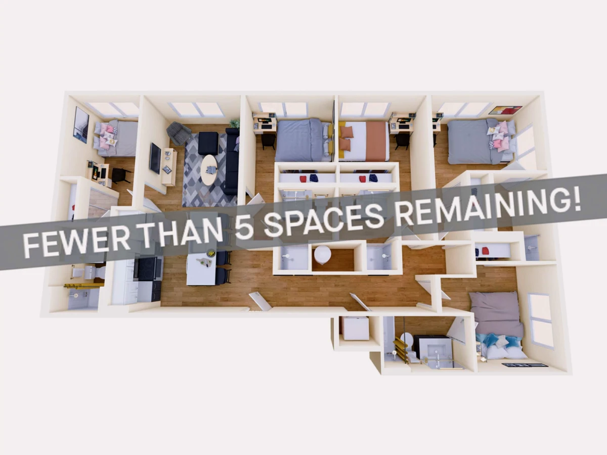 1x1 Rooms view 1