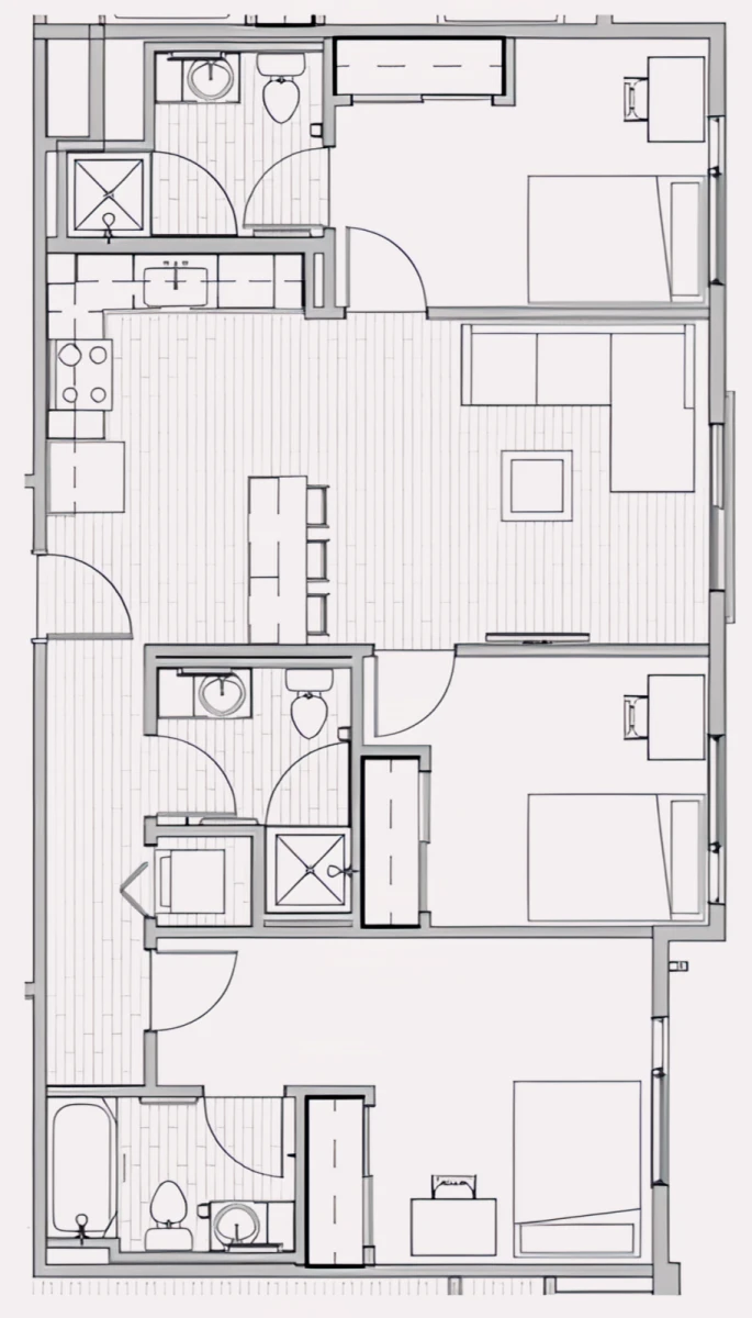 3x3 Rooms view 1