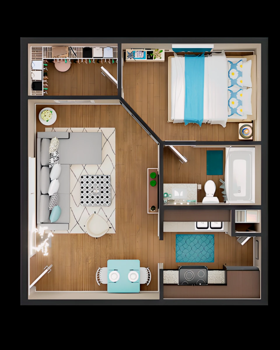 1x1S Rooms view 1