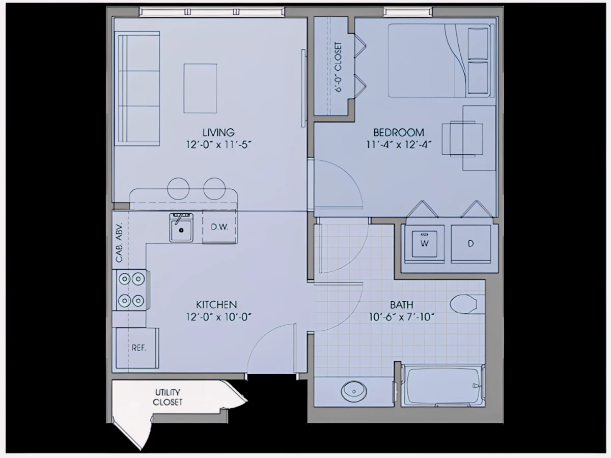 1x1 Rooms view 4
