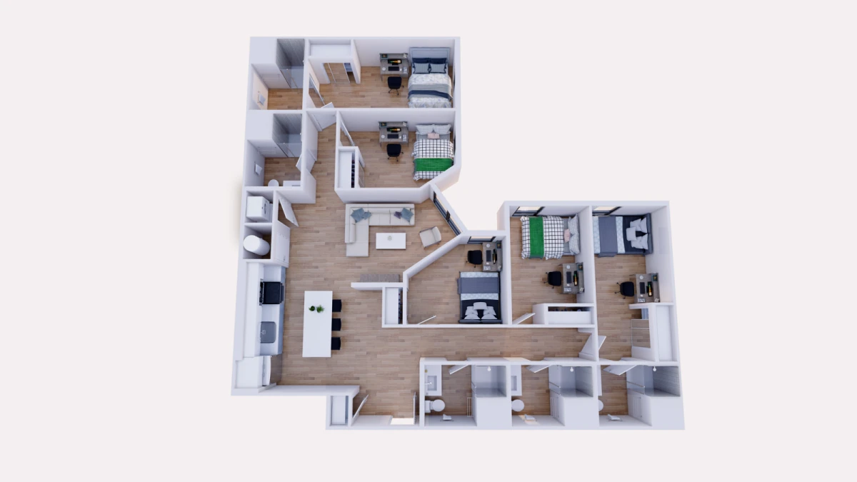 5x5 Rooms view 1