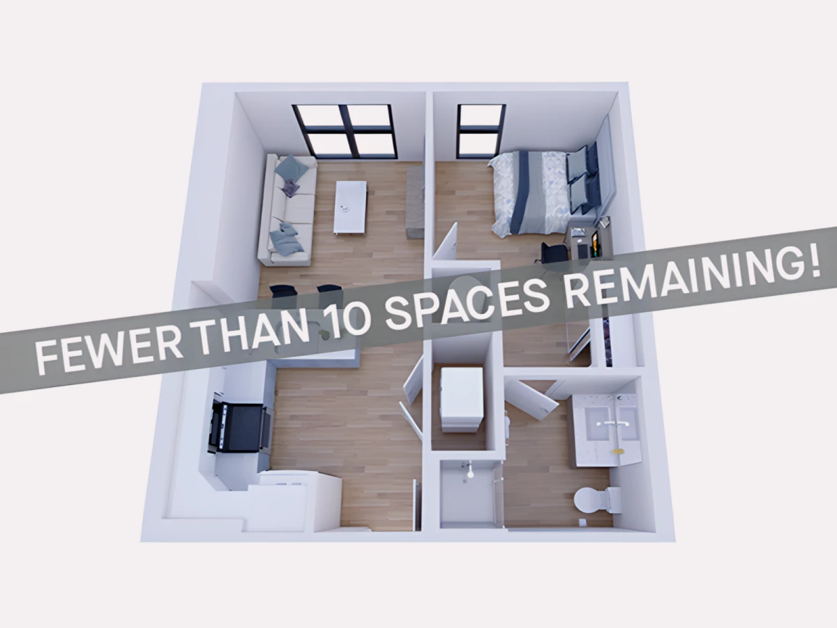 1x1 Rooms view 1