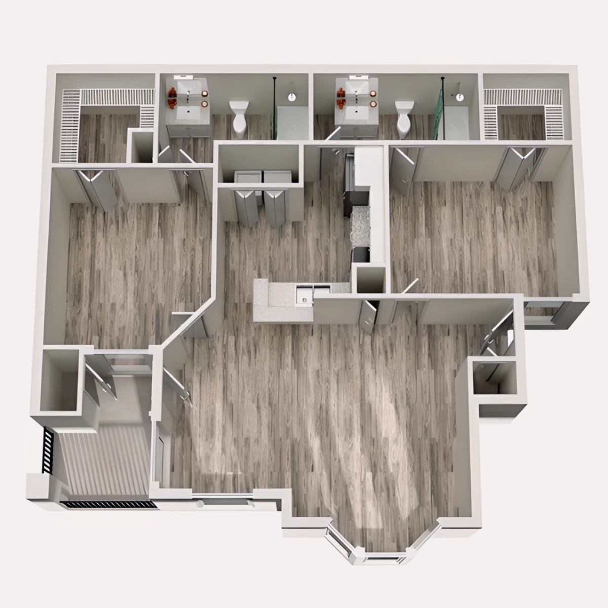 B2 Rooms view 1