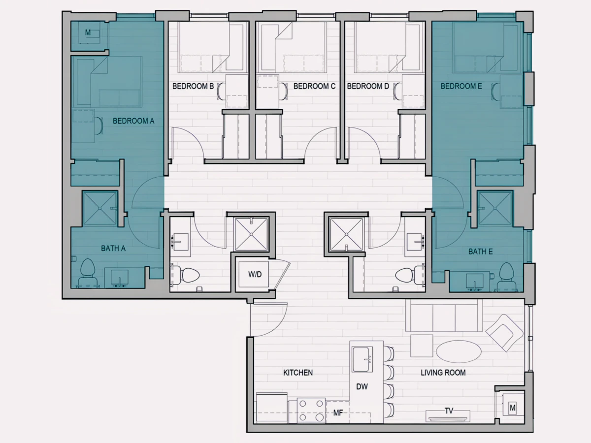 5x4 Rooms view 1