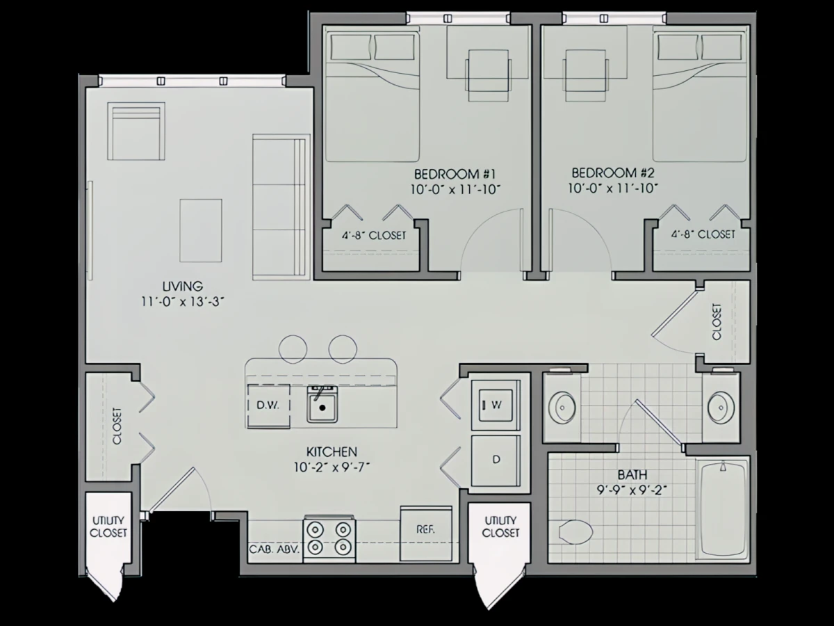 2x1 Rooms view 2