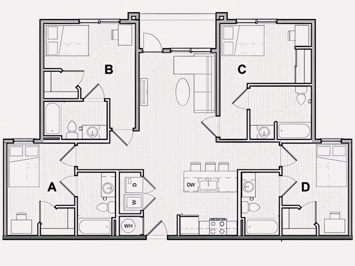 4x4 Rooms view 2
