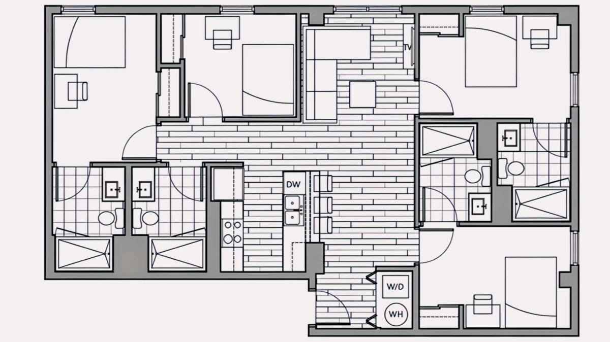 4x4 Rooms view 2