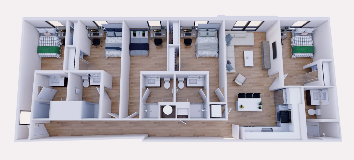 5x5 Rooms view 3