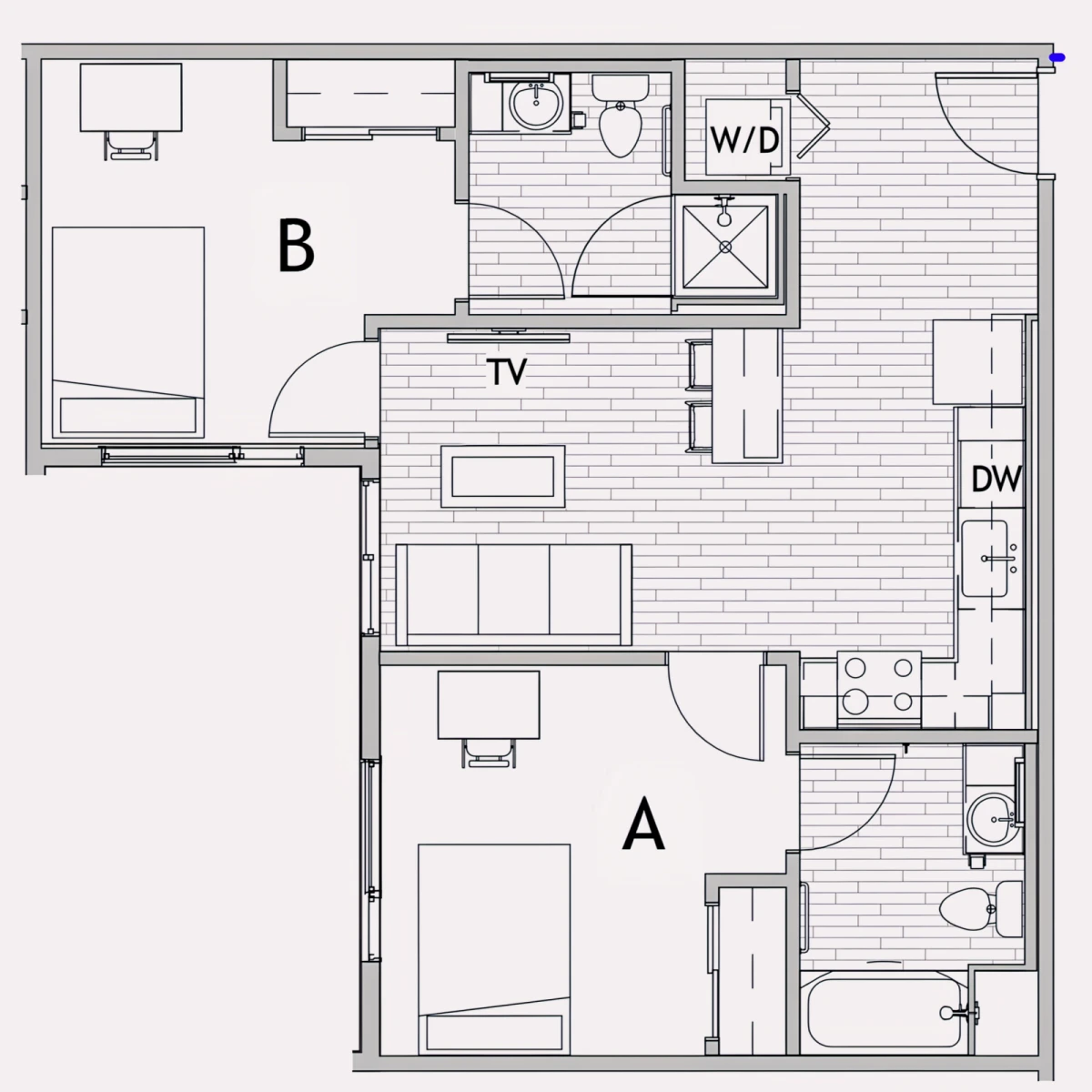 3x2 Rooms view 1