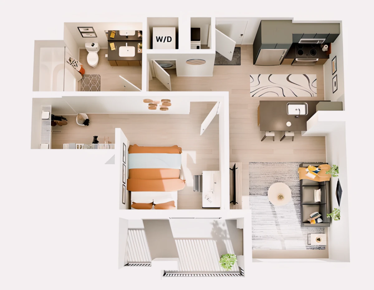 A2 Rooms view 1