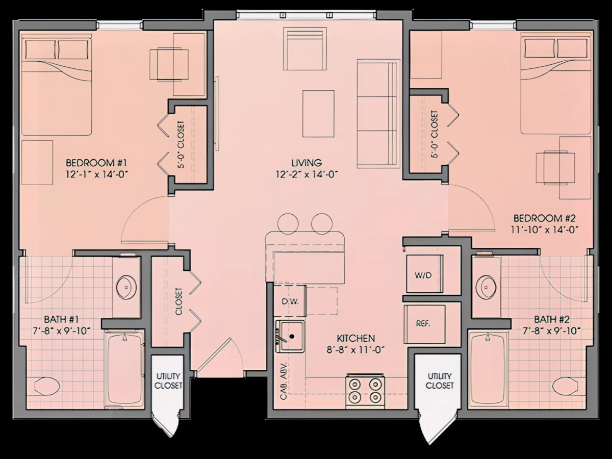 2x2 Rooms view 2