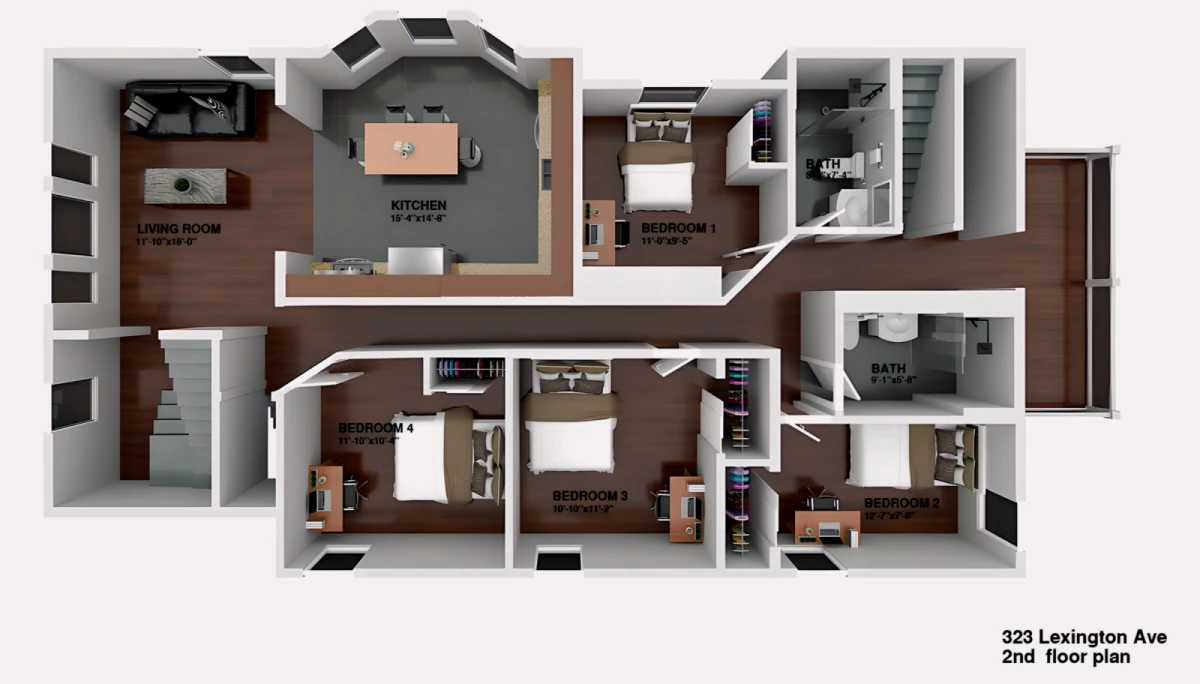 323 Lexington Ave Apartment 1