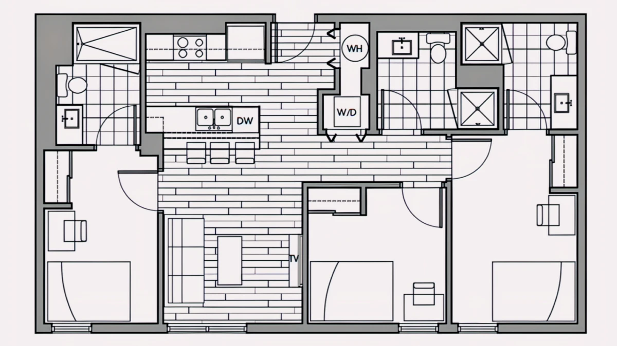 3x3 Rooms view 2