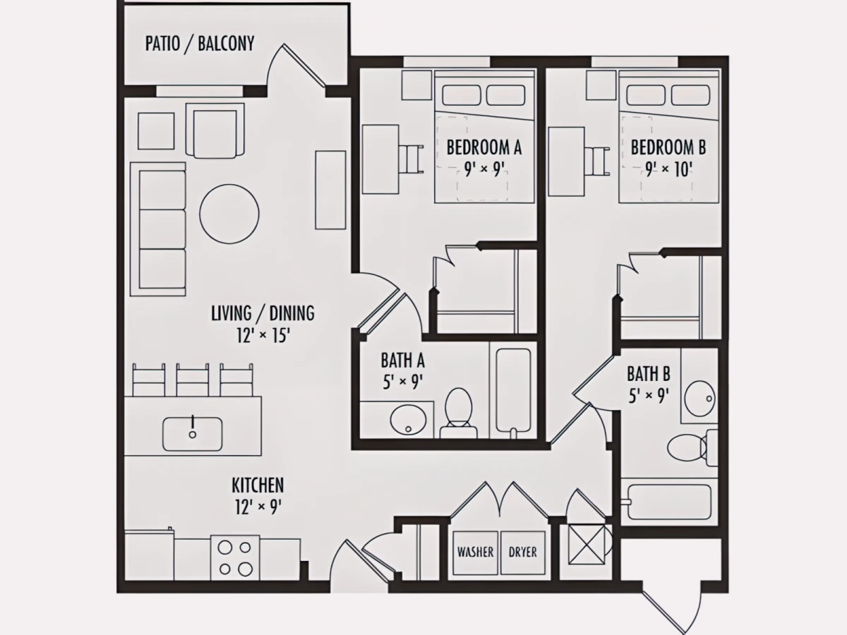 2x2 Rooms view 4