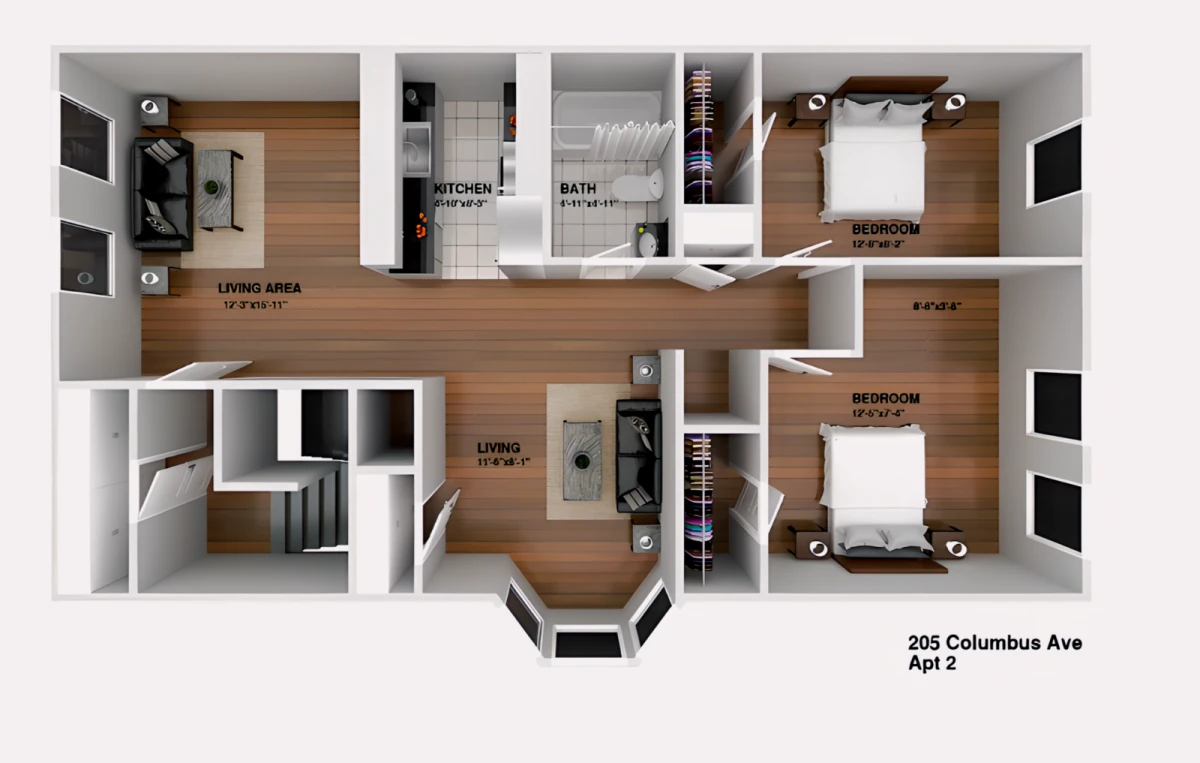 205 Columbus Ave Apartment 2