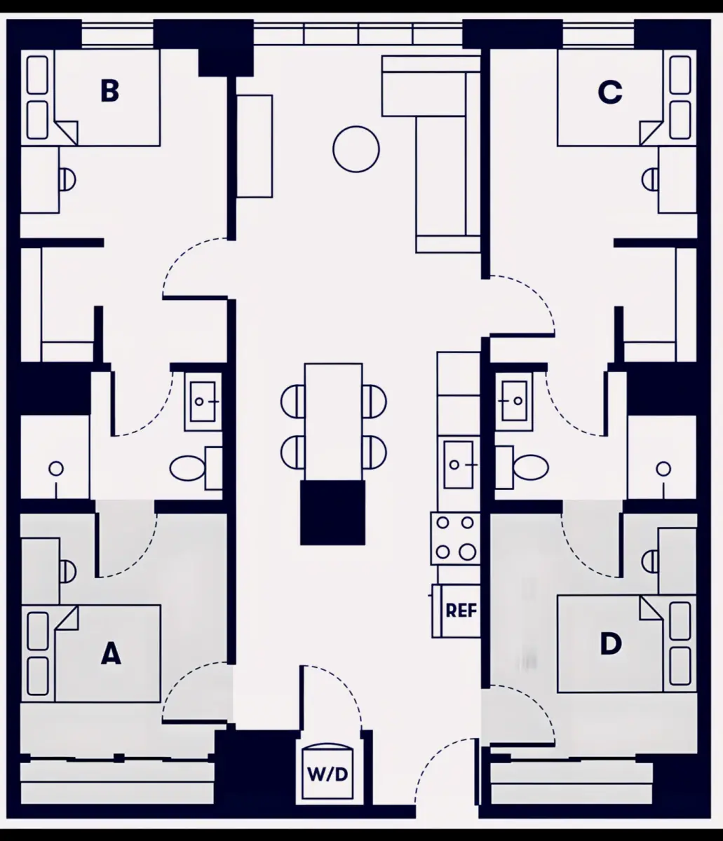 4x2 Rooms view 4