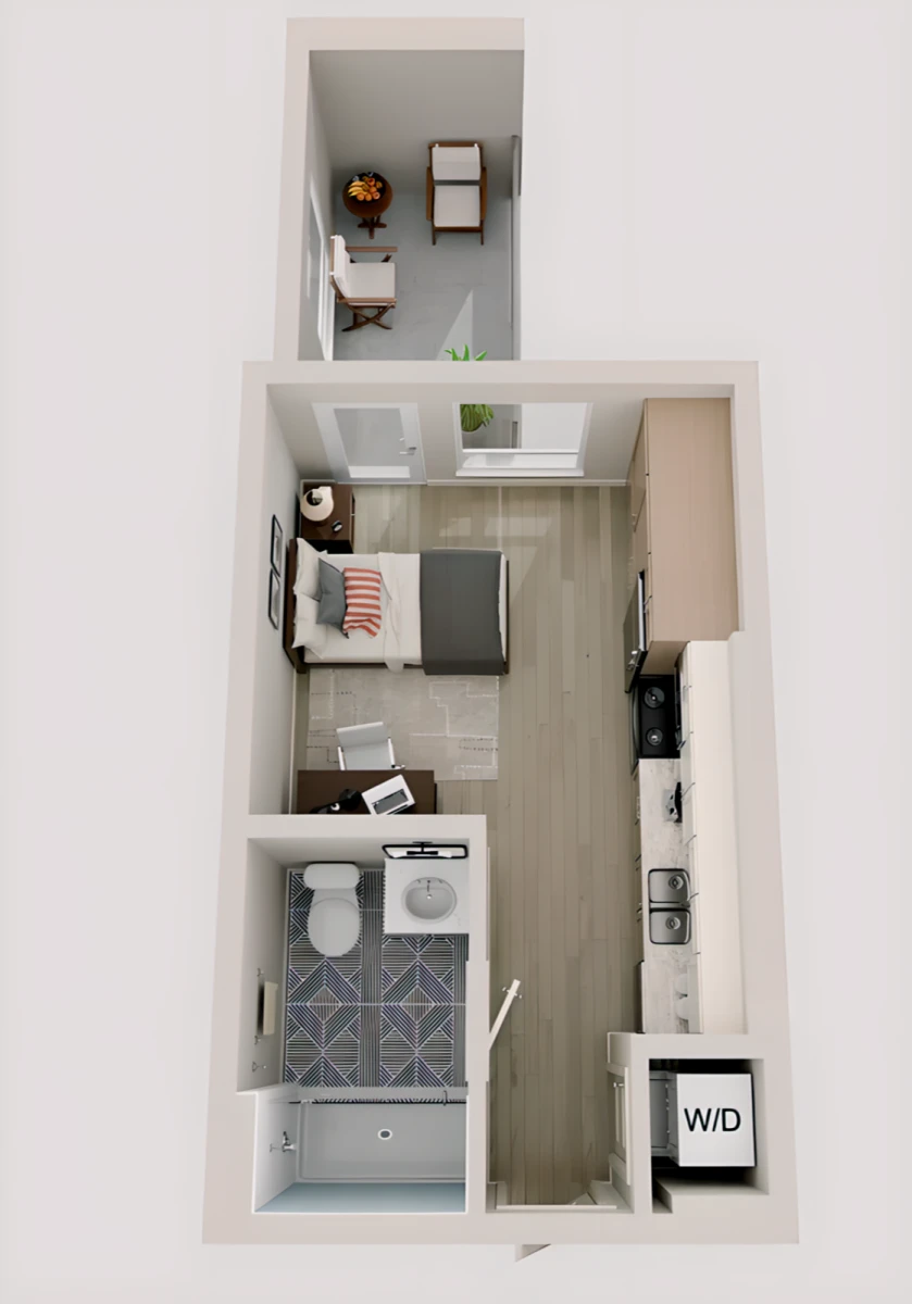 Studio Rooms view 3