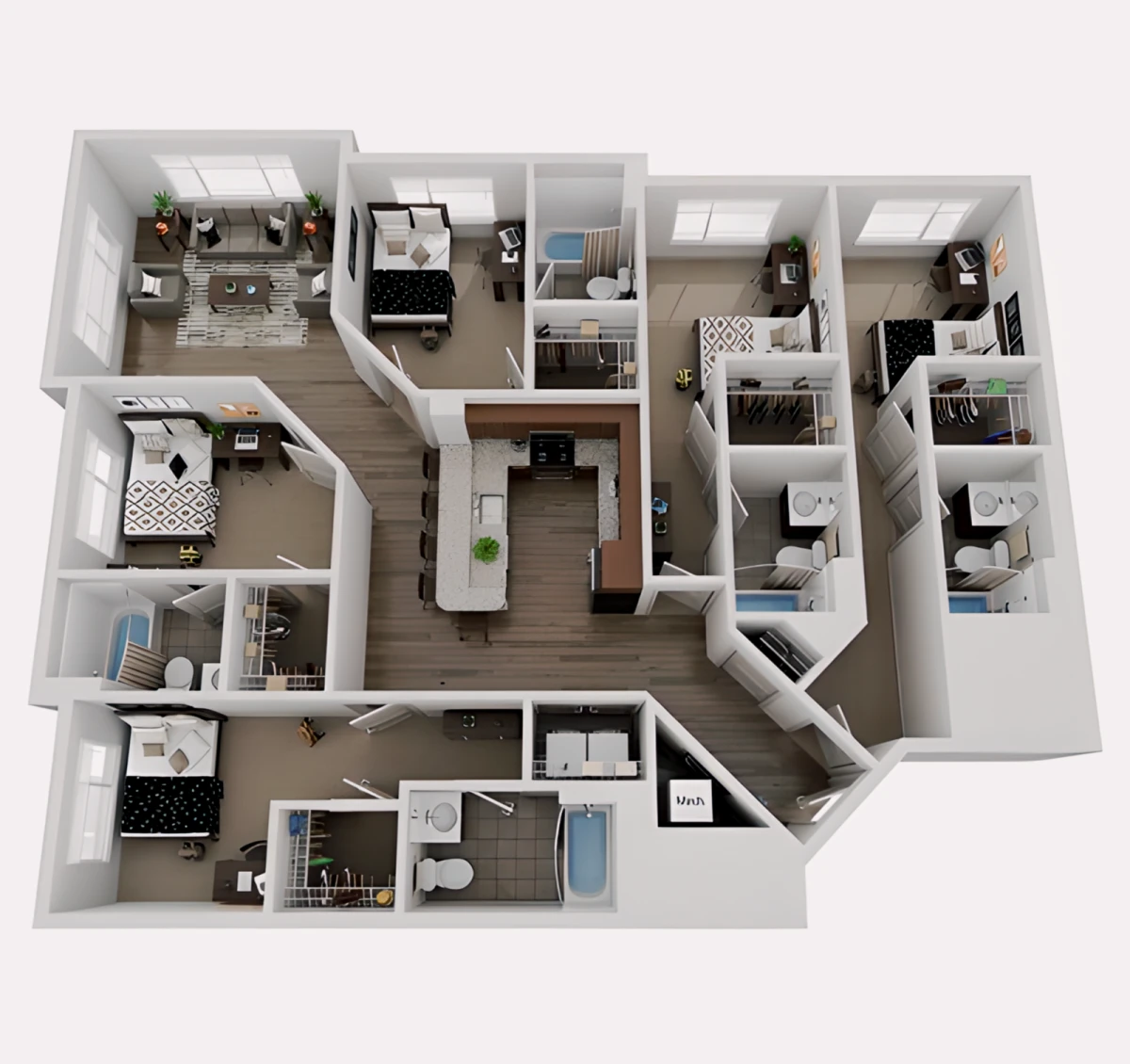 5x5 Rooms view 1