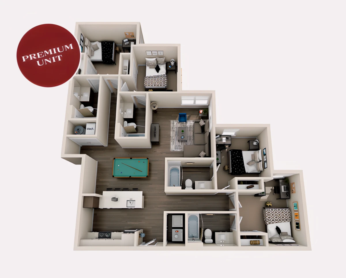 4 Bed 4 Bath The Dawson