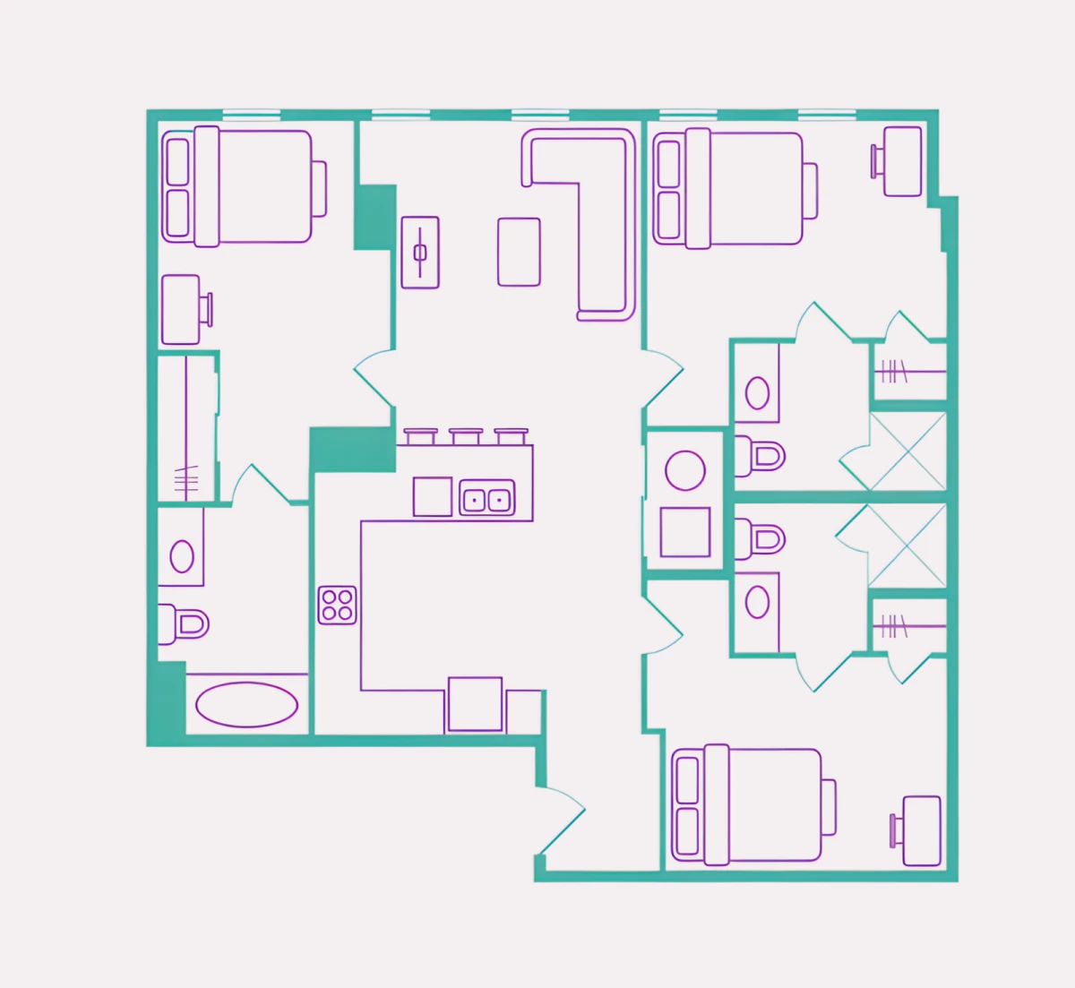 Studio Rooms view 1