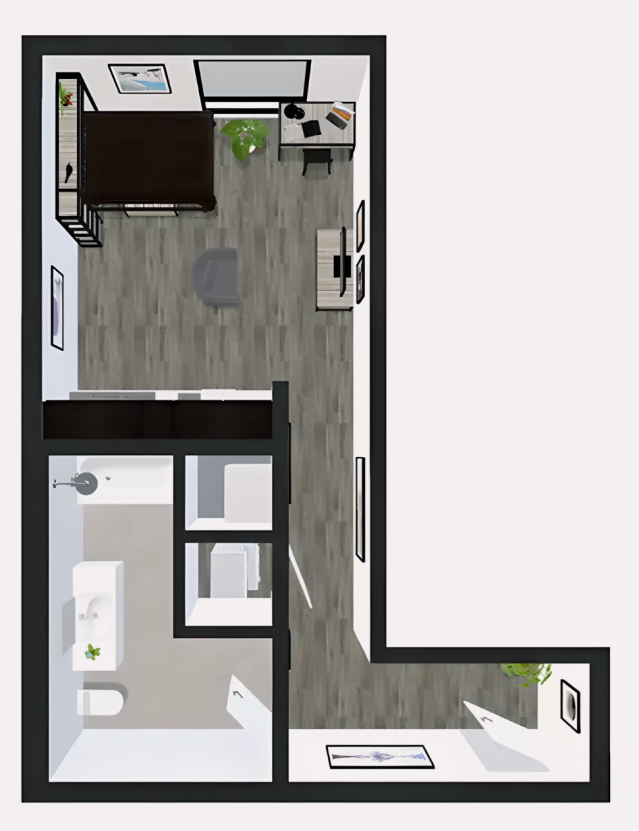 Studio Rooms view 1