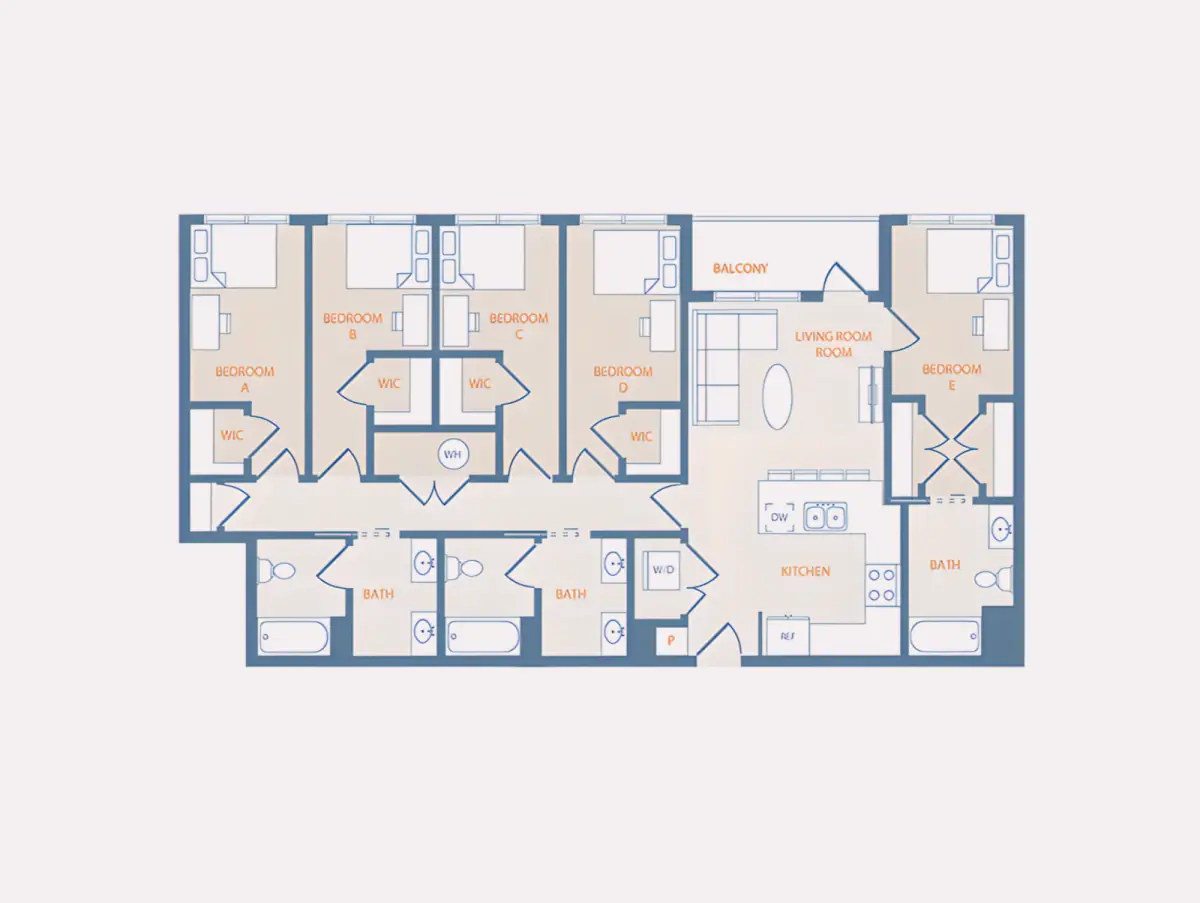 5 Rooms view 2