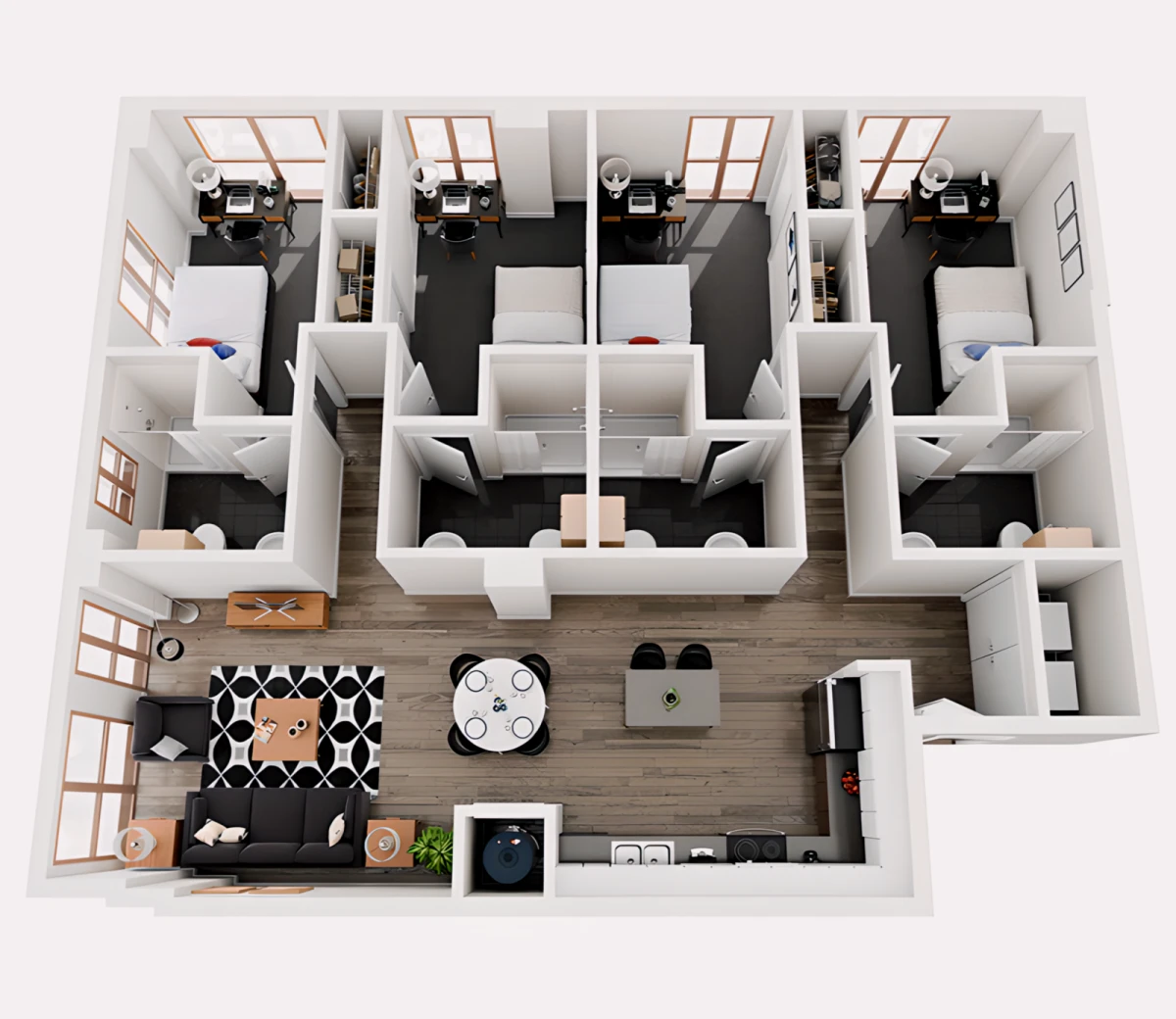 D1 Rooms view 1